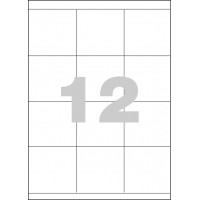 Etikety Spoko 70x67,7mm 12ks x 100 listů A4