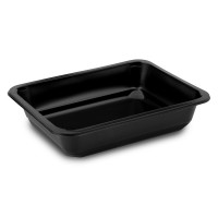 Zatavovací menu mísa 1400ml černá/50ks 78501