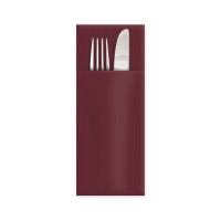 Ubrousky Premium "CutleryStar" 32x40cm 1/8 bordó/50ks 89008