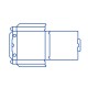 Pizza krabice 20x20x3cm/100ks 71920