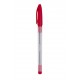 Jednorázové kuličkové pero Spoko 0115 červené