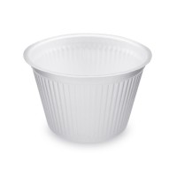 Termo miska 500ml kulatá bílá/50ks 75315
