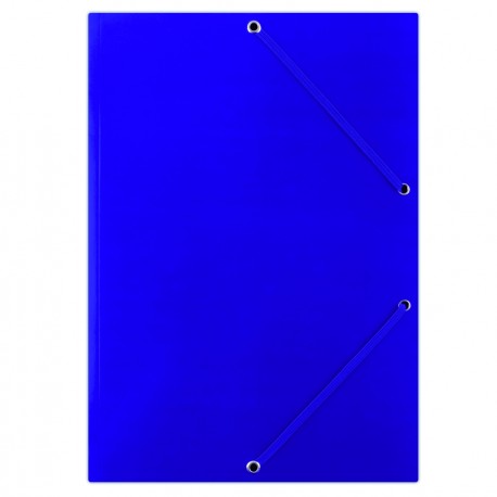 Papírové desky A4 s uzavírací gumičkou Donau modré