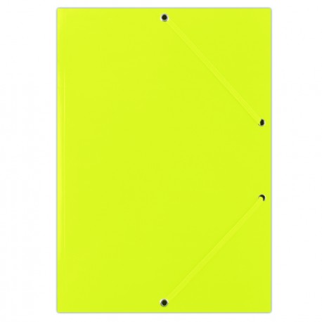 Papírové desky A4 s uzavírací gumičkou Donau žluté