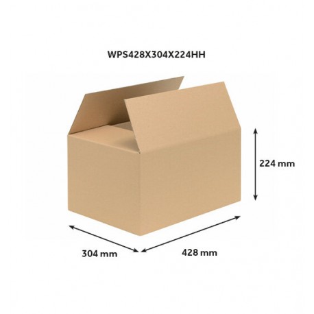 Krabice klopová A3 3-vrstvá 428x304x224mm