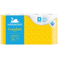 Toaletní papír Harmony Comfort 19m 2-vrstvý/64ks (8x8ks)
