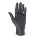Nitrilové rukavice nepudrované "S" černé/100ks 68190