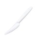 Plastový nůž bílý 18,5cm/50ks 22008