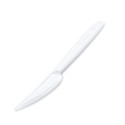 Plastový nůž bílý 18,5cm/50ks 22008