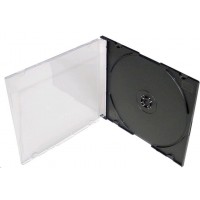 Krabička na CD/DVD černá
