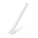Papírové slámky extra Jumbo bílé hygienicky balené 23cm/100ks 40990