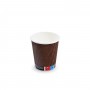 Papírový kelímek Premium hnědý 280ml ø 80mm/25ks 76892
