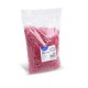 Gumičky červené slabé 1mm ø 8cm/1kg 64108
