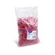 Gumičky červené silné 4mm ø 8cm/1kg 64408