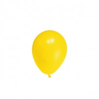 Balónky nafukovací "M" žluté/100ks 53005