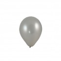 Balónky nafukovací "M" stříbrné/100ks 53495