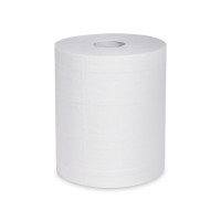 Papírové utěrky na roli 160m 2-vrstvé bílé/6ks 60132