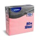 Ubrousky Premium 40x40cm růžové/50ks 89102
