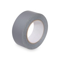 Lepicí páska s tkaninou 50mm x 50m stříbrná 67299