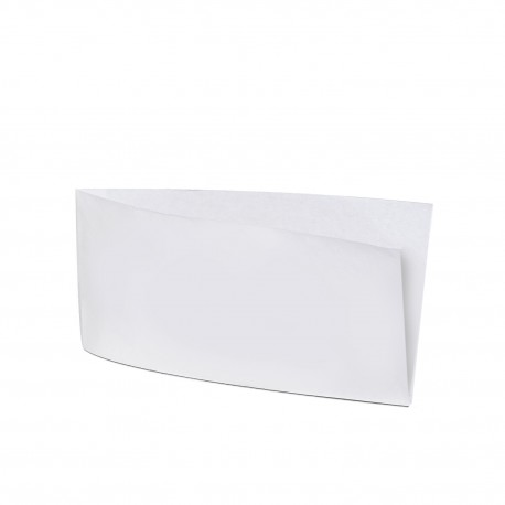 Papírové sáčky "L" 19x10cm bílé/500ks 71554