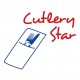 Ubrousky Premium "CutleryStar" 32x40cm bordó/50ks 89008