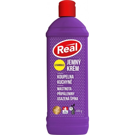 Real jemný čistící krém Levandule 600g