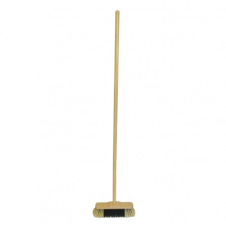 Dřevěný smeták 28cm s tyčí