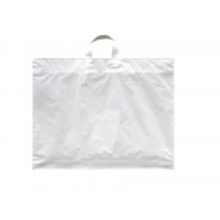 Tašky LDPE s páskovým uchem bílé 57x50cm 55my/50ks