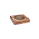 Hnědá pizza krabice 20x20x4cm/100ks 71820
