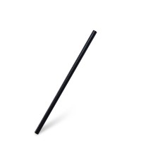 BIO kompozitní slámky Jumbo černé 20cm/100ks 40519