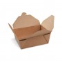 Hnědý papírový food box 700ml/50ks 48620
