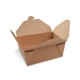 Hnědý papírový food box 1300ml/50ks 48623