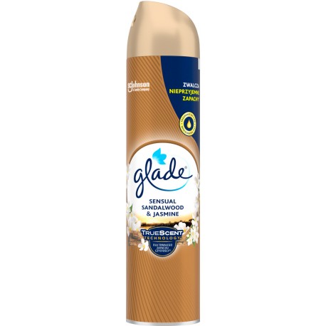 Glade sprej osvěžovač vzduchu Santalové dřevo& jasmín 300ml