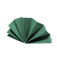 Ubrousky DekoStar 38x38cm tmavě zelené/50ks 87006