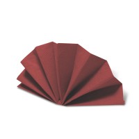 Ubrousky DekoStar 38x38cm bordó/50ks 87008