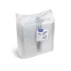 Miska s víčkem hranatá rPET 375ml/50ks 77703