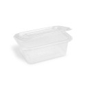 Miska s víčkem hranatá rPET 1000ml/50ks 77710