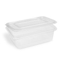 Miska s víčkem hranatá PET 1500ml/50ks 77715