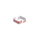 Klipovací pásek 33x8mm červenobílý/1000ks 64971
