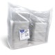 Miska s vypouklým víčkem hranatá PET 2000ml/50ks 77721