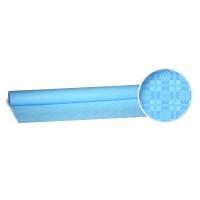 Ubrus papírový na roli 120cm 8m světle modrý 70007