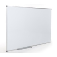 Bílá magnetická tabule s hliníkovým rámem 90x60cm