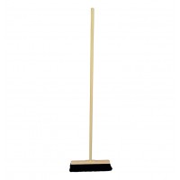 Dřevěný sálový smeták 40cm s tyčí