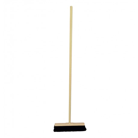 Dřevěný sálový smeták 40cm s tyčí