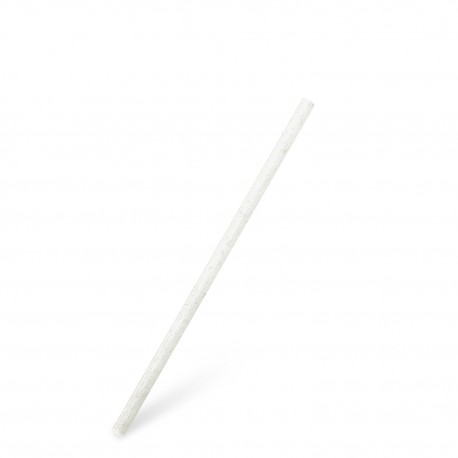 BIO kompozitní slámky Jumbo bílé 21cm/100ks 40521