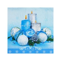 Ubrousky 33x33cm 3-vrstvé Vánoce/20ks 84106