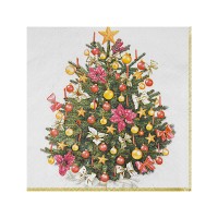 Ubrousky 33x33cm 3-vrstvé Vánoce/20ks 84151