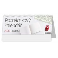 Stolní Poznámkový kalendář 2026