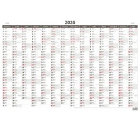 Nástěnná plánovací roční mapa A1 2026