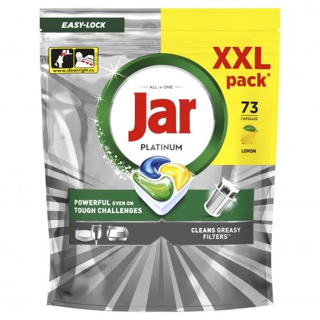 Jar kapsle na nádobí Platinum Yellow/65ks